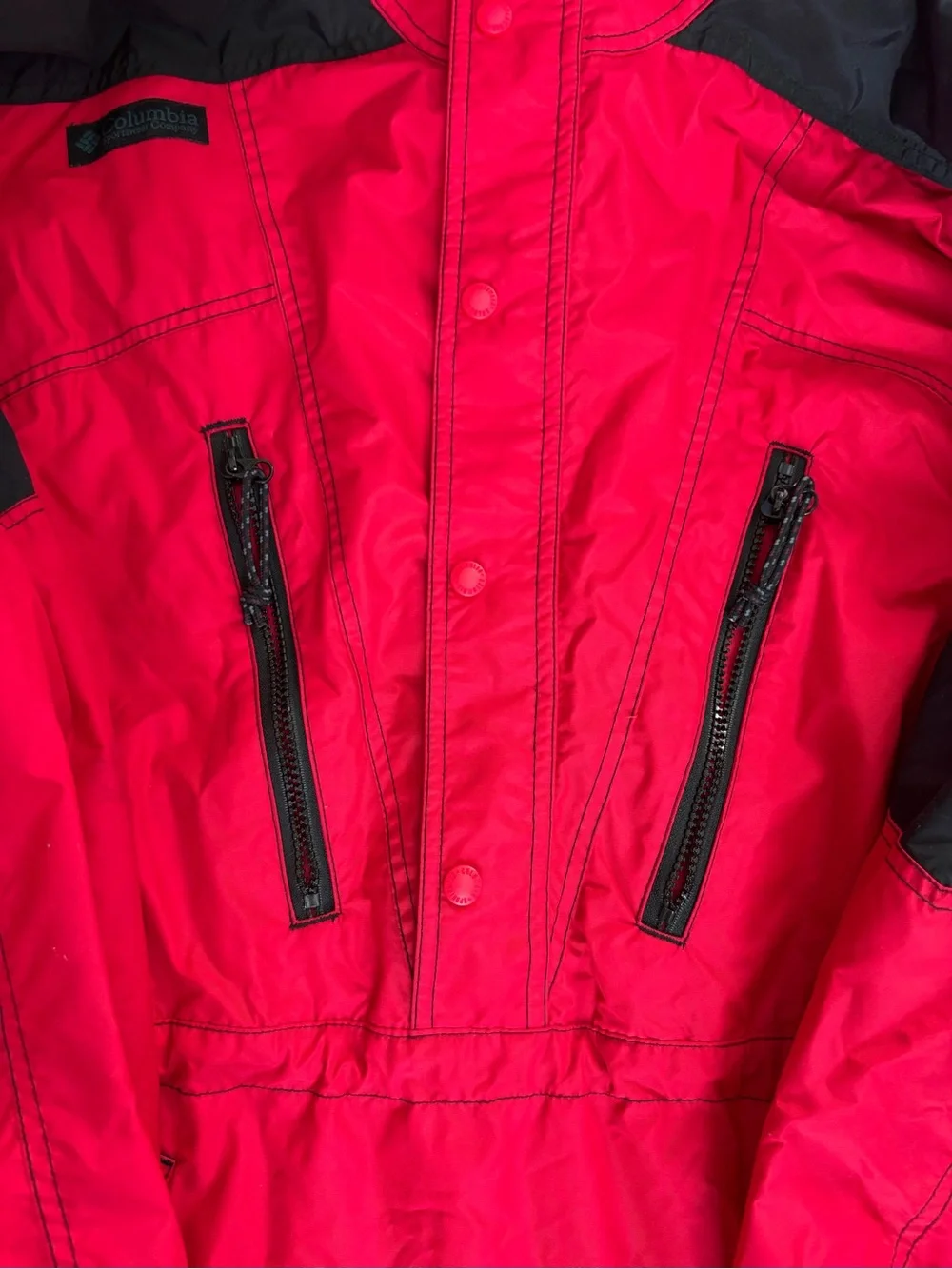 Columbia Sportswear red & black ski jacket